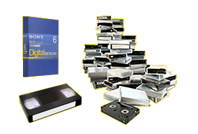 Pasamos cintas de video VHS, Betacam, video 8mm, miniDV, DVCam